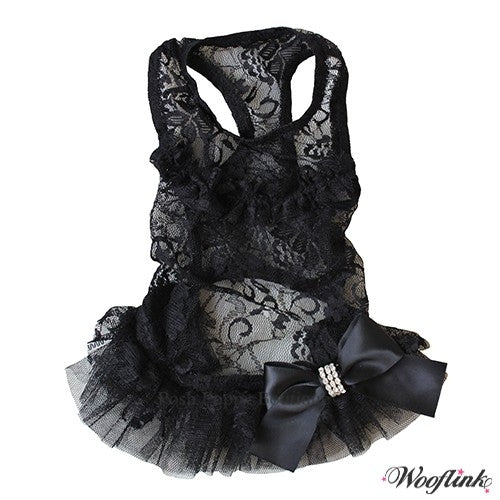 Wooflink My Boo Dress- Black - Posh Puppy Boutique