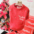 Wooflink Shine Bright Like a Diamond Sweatshirt in Red - Posh Puppy Boutique