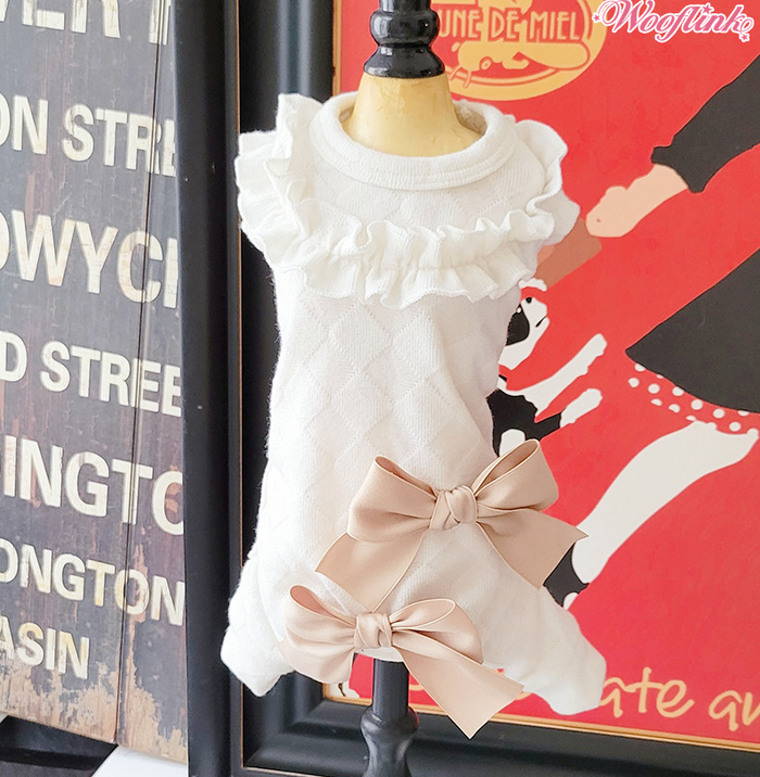Wooflink Sweet Dreams PJ in Cream