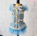 Wooflink Tea Party Dress - Blue