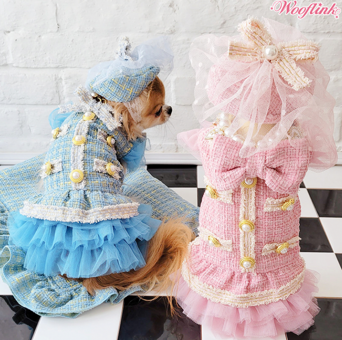 Wooflink Tea Party Dress - Blue