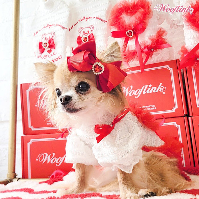 Wooflink Valentines Day Knitted Top - Posh Puppy Boutique