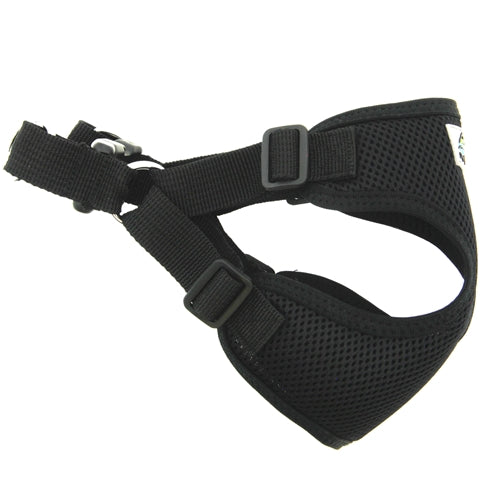 Wrap and Snap Choke Free Dog Harness - Black - Posh Puppy Boutique