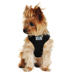 Wrap and Snap Choke Free Dog Harness - Black - Posh Puppy Boutique