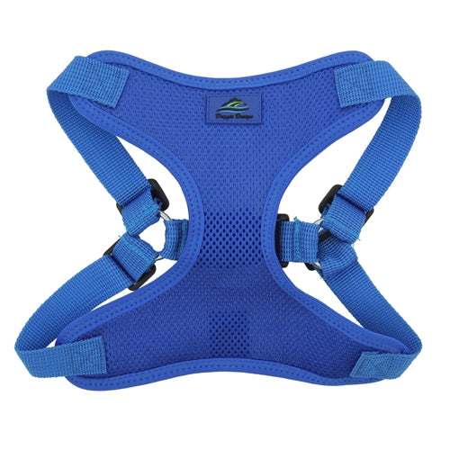 Wrap and Snap Choke Free Dog Harness - Cobalt Blue - Posh Puppy Boutique