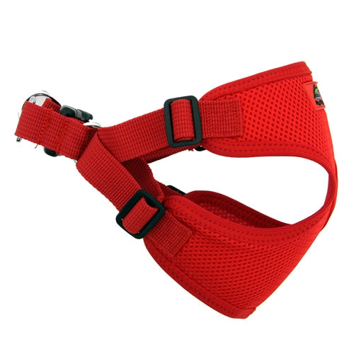 Wrap and Snap Choke Free Dog Harness - Flame Red - Posh Puppy Boutique