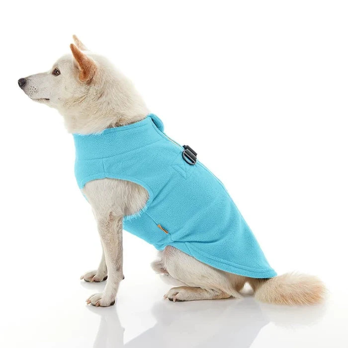 Zip Up Fleece in Turquoise