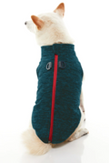 Zip Up Fleece Wash in Turquoise Wash