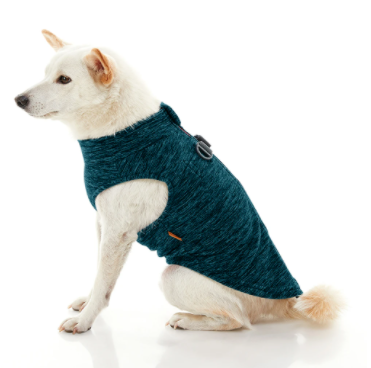 Zip Up Fleece Wash in Turquoise Wash